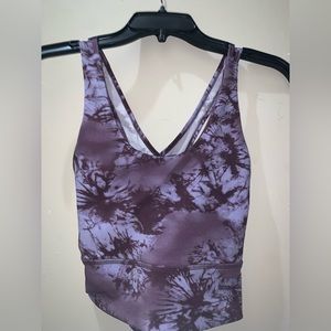 Women’s purple workout top